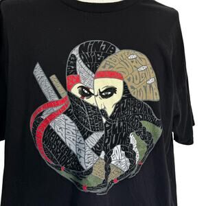 LOOTCRATE‎ Men's 2X Vintage Pirates Captain Jack Sparrow Johnny Depp Tee T-shirt